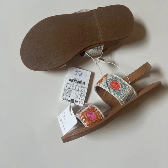 Girls Zara Crocheted Sandal size EU 31 - Picture 6 of 8